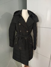 Burberry Brit Daunenmantel Trenchcoat schwarz S/36