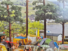 BUSCH H0 6044 Camping-Platz Wald-Imbiss Zelten Container Zubehör in OVP/2509