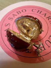 Thomas Sabo Original Riesen Erdbeere Sehr Groß 925 echt Silber Medaillon Anhänge