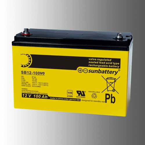 Sun battery blei vlies - battery,