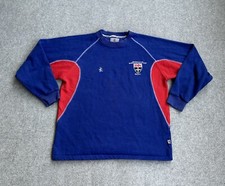 KUKRI Herren Retro Rugby Trikot Jersey Gr. L Newcastle Rugby Union A18005 Blau