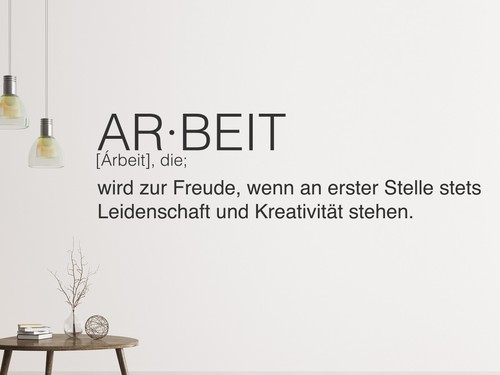 Wandtattoo büro deko - büro,