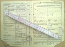 KFZ Typenschein Daimler Benz L312 Kipper  4580 ccm 90PS von 1955