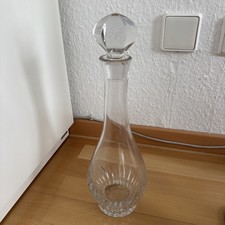 Kristallkaraffe mit aufwändigem Schliff 36 cm hoch