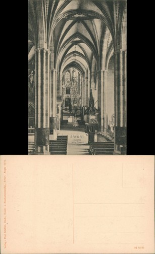 Ansichtskarte erfurt erfurter - ansichtskarte,