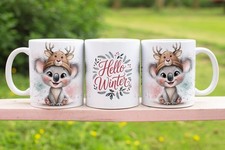 Tasse „Hello Winter“ – zauberhafte Wintertasse mit süßem Koala