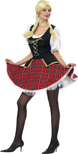 Damen schotten kostüm - schotten, /