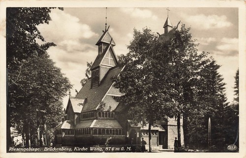 Brückenberg kirche wang - ak,