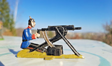 MG 08 15 MASCHINEN GEWEHR SOLDAT PREUßEN PICKELHAUBE 1 WK WW ZINN SPENKUCH ? RAR