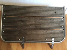 Badeplattform Edelstahl Teakholz 80x45cm Teak Marineholz Heck Plattform Boot