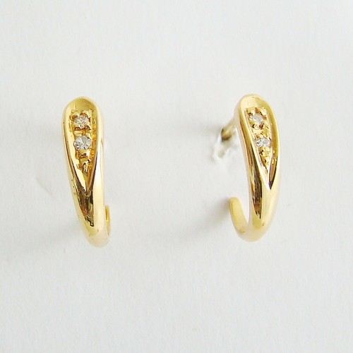 Ohrringe gelbgold 750er - ohrringe,