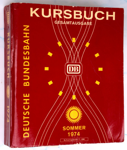 Deutsche bundesbahn kursbuch - deutsche,
