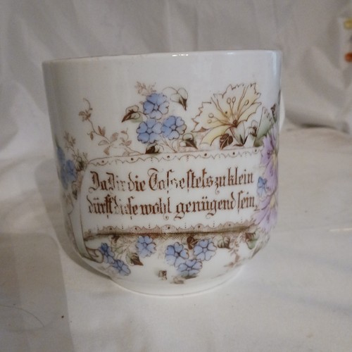 Große antike tasse übertopf - antike, tasse,