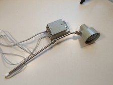 DDR Schreibtischlampe Maschinenlampe mit Trafo VEB Elma Bakelit