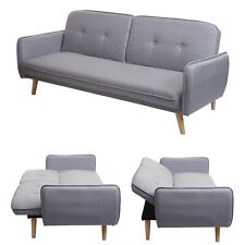 B-Ware Schlafsofa MCW-J18, Couch Klappsofa, Schlaffunktion Stoff, grau