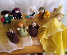 Jahreszeitentisch Frühling-Set Frühlingsfee Schneeglöckchen Wurzelkind Krokus...