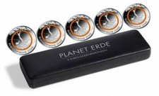 5 Euro alle 5 Deutschland 2018 Subtropische Zone ADFGJ im Hochwertigen Münzetui