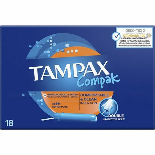 Tampon tampax compak plus 18 - tampon,