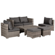 Rattan Garten Sofa Garnitur