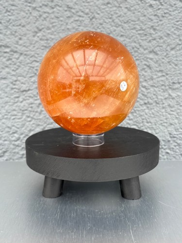 Orangencalcit kugel 1320g - kugel, ca.