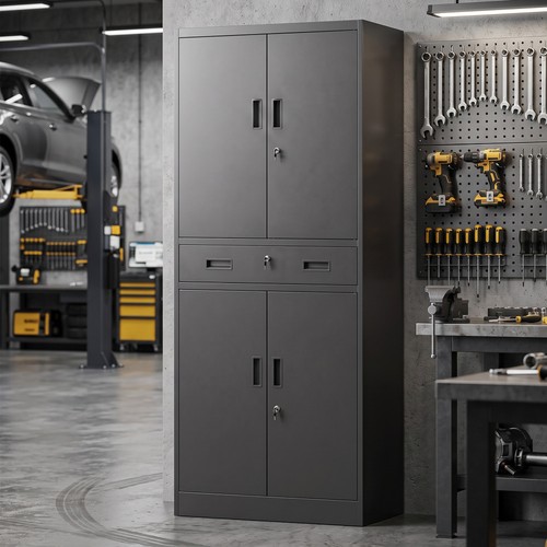 Homcom metallschrank 180 - homcom, cm