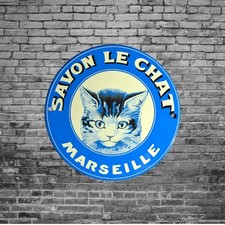 Emailliertes Schild SAVON LE
