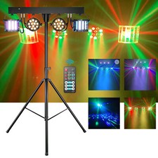 Bühnenlicht mit Stand T-Bar Stativ RGBW DMX LED Par Disco DJ Party Show Remote