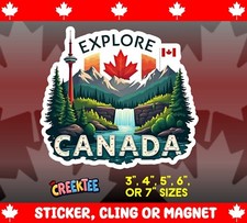 Explore Canada Bumper Sticker