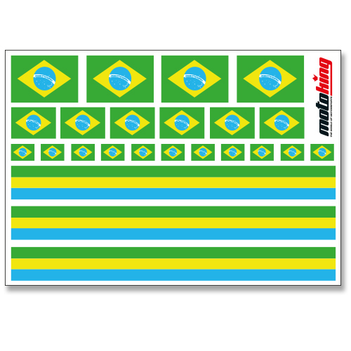 Brasilien aufkleber flaggen - brasilien,