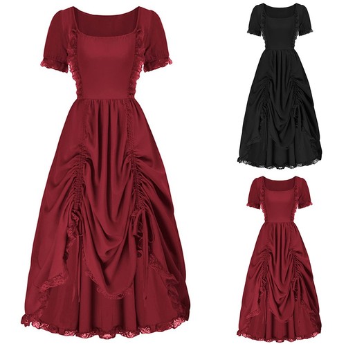Damen elegant gothic kleid - elegant,