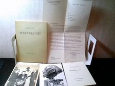 Weltflucht ( mit original Einladung zur Einweihungsfeier der Ernst Zahn Büste lo