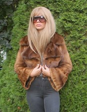 Pelzmantel Echtpelz Nerz 100%