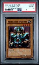 Yugioh Keltischer Wächter LOB-G005 1. Auflage PSA 8 Legend Of Blue Eyes NM-Mint
