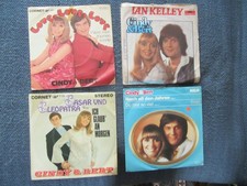 Vinyl  7''  Single Sammlung -  22 St. CINDY & BERT - Bildhüllen
