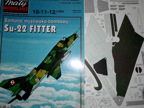 Modellbaubogen 22 - modellbaubogen, su-22
