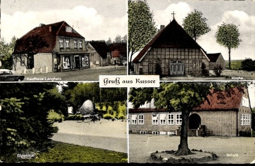 Russee kiel kaufhaus - ak,