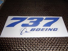 Boeing 737  Aufkleber  (Neu)