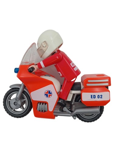 Playmobil notarzt motorrad - notarzt,