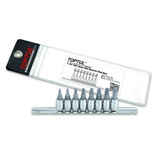 Torx stecknusssatz toptul 4 - toptul, 1/4