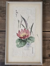 Original tuschmalerei lotus - original,
