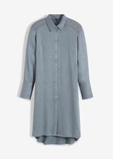 Lässige Bluse im dezenten Oversize-Look Gr. 40 Grausilber Damen Oberteil Neu