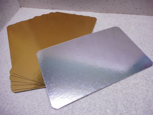Lachsbretter gold silber - 10, gold/silber