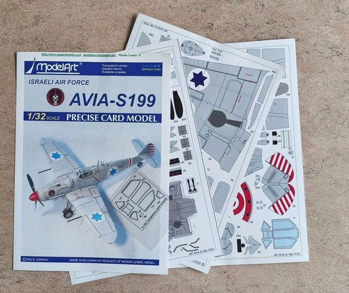 Modellbogen avia s199 - modellbogen, avia-s199
