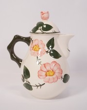 Vintage Villeroy & Boch Wild-Rose Teekanne Porzellan Landhausstil Blumendekor