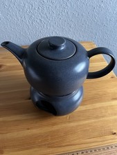 Frühstücksgeschirr Friesland Heidelberg Anthrazit- Teekanne+ Stövchen 