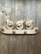 Kinder-Garderobenhalter Garderobenleiste Jackenständer 40x15cm Kindergarderobe