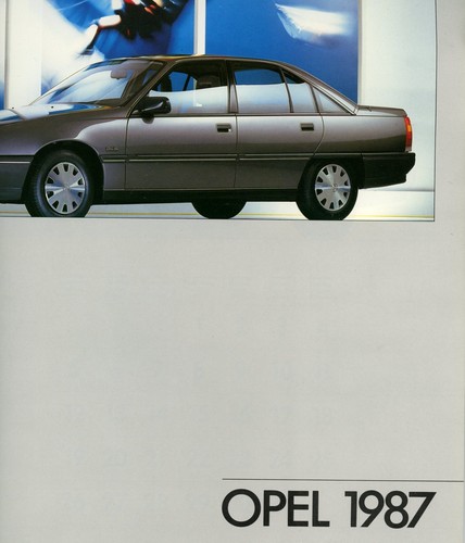 Opel kalender 1987 - opel,