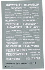Decals feuerwehr - 1:87,