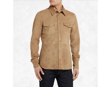 Herren Braunes Wildleder Leder