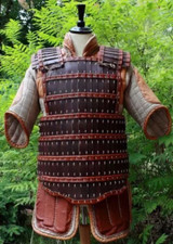 Leder schuppenrüstung - leder,